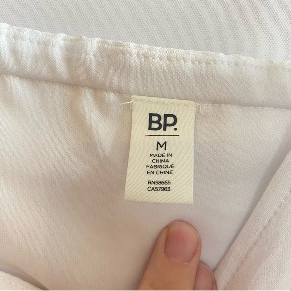 BP White Sleeveless Spaghetti Strap Slip Dress‎ - Picture 3 of 5